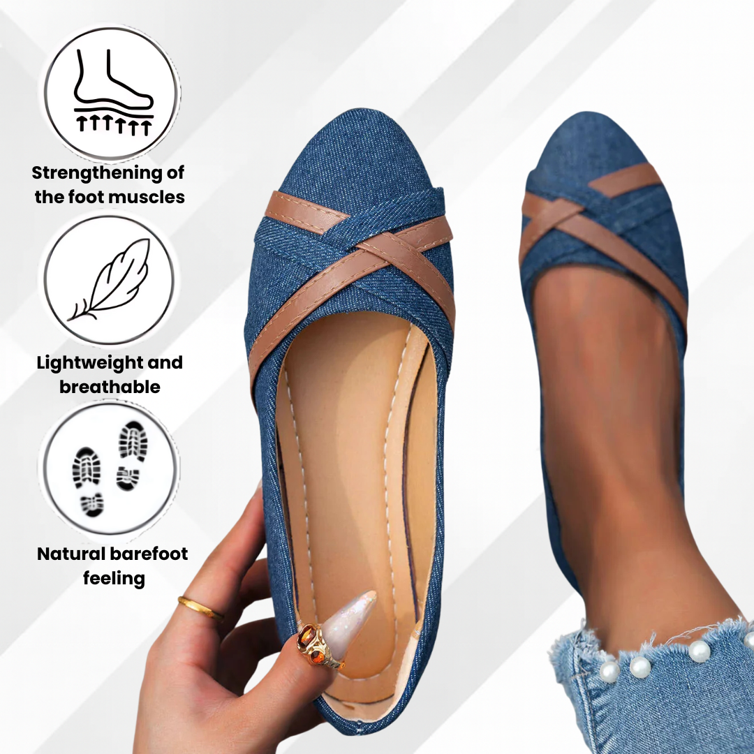 SoftStride | ergonomic pain-relieving comfort ballerinas