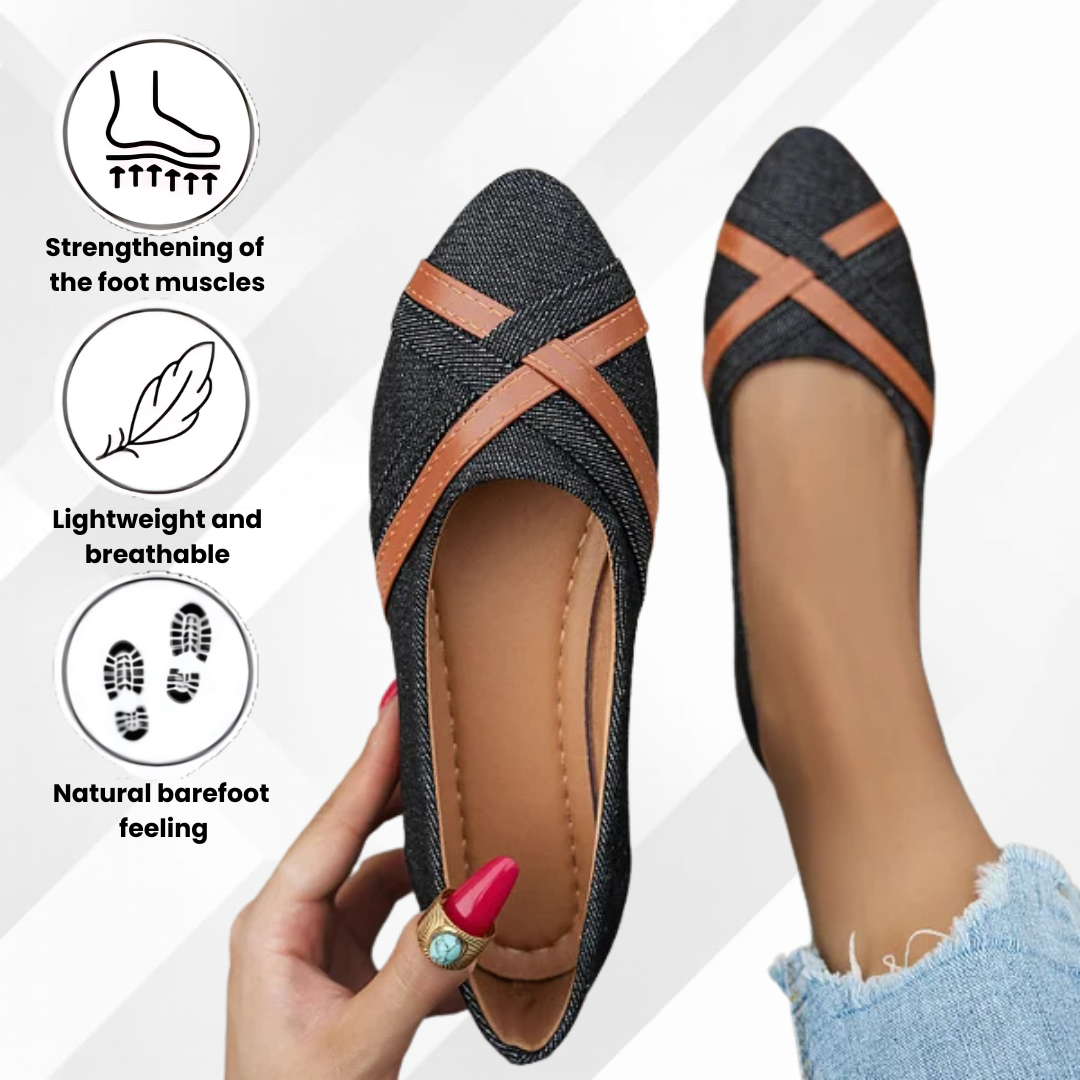 SoftStride | ergonomic pain-relieving comfort ballerinas