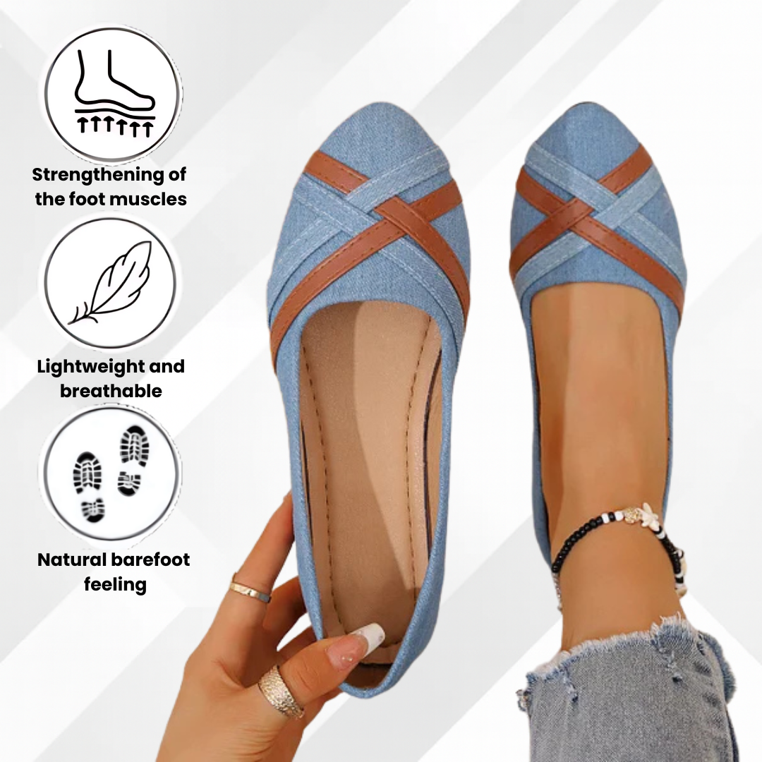SoftStride | ergonomic pain-relieving comfort ballerinas