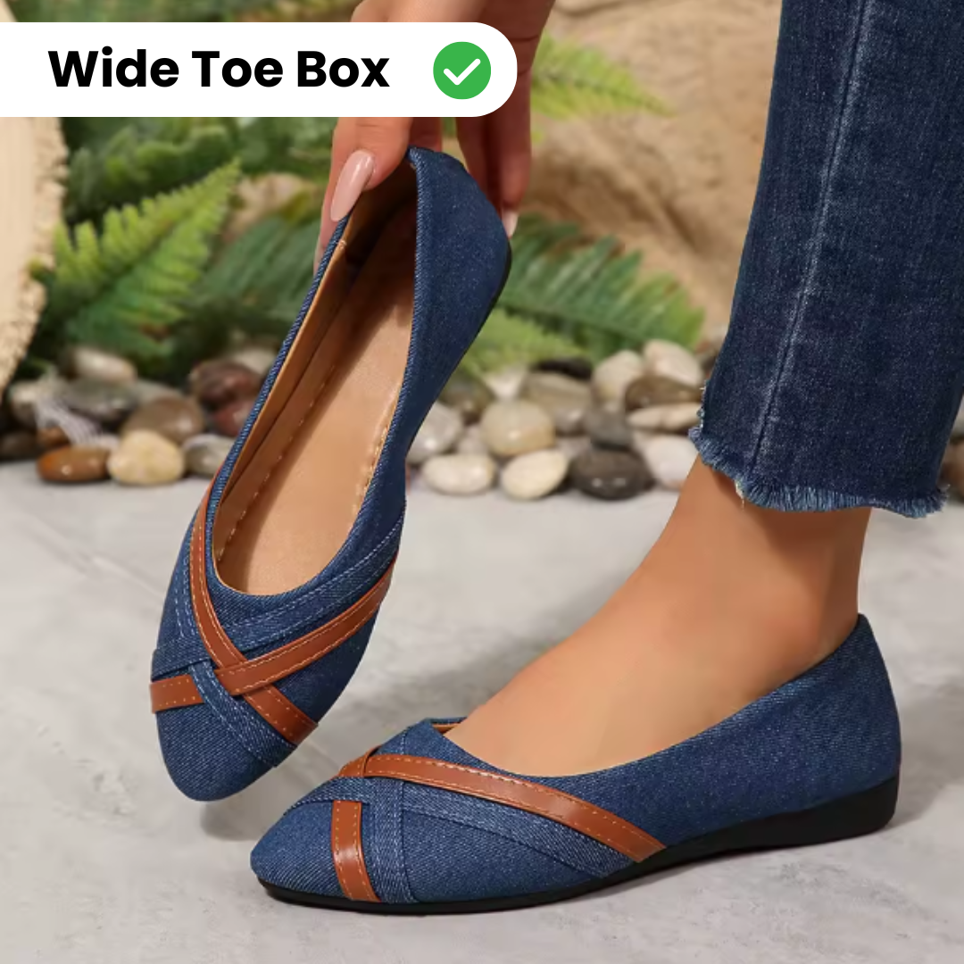 SoftStride | ergonomic pain-relieving comfort ballerinas