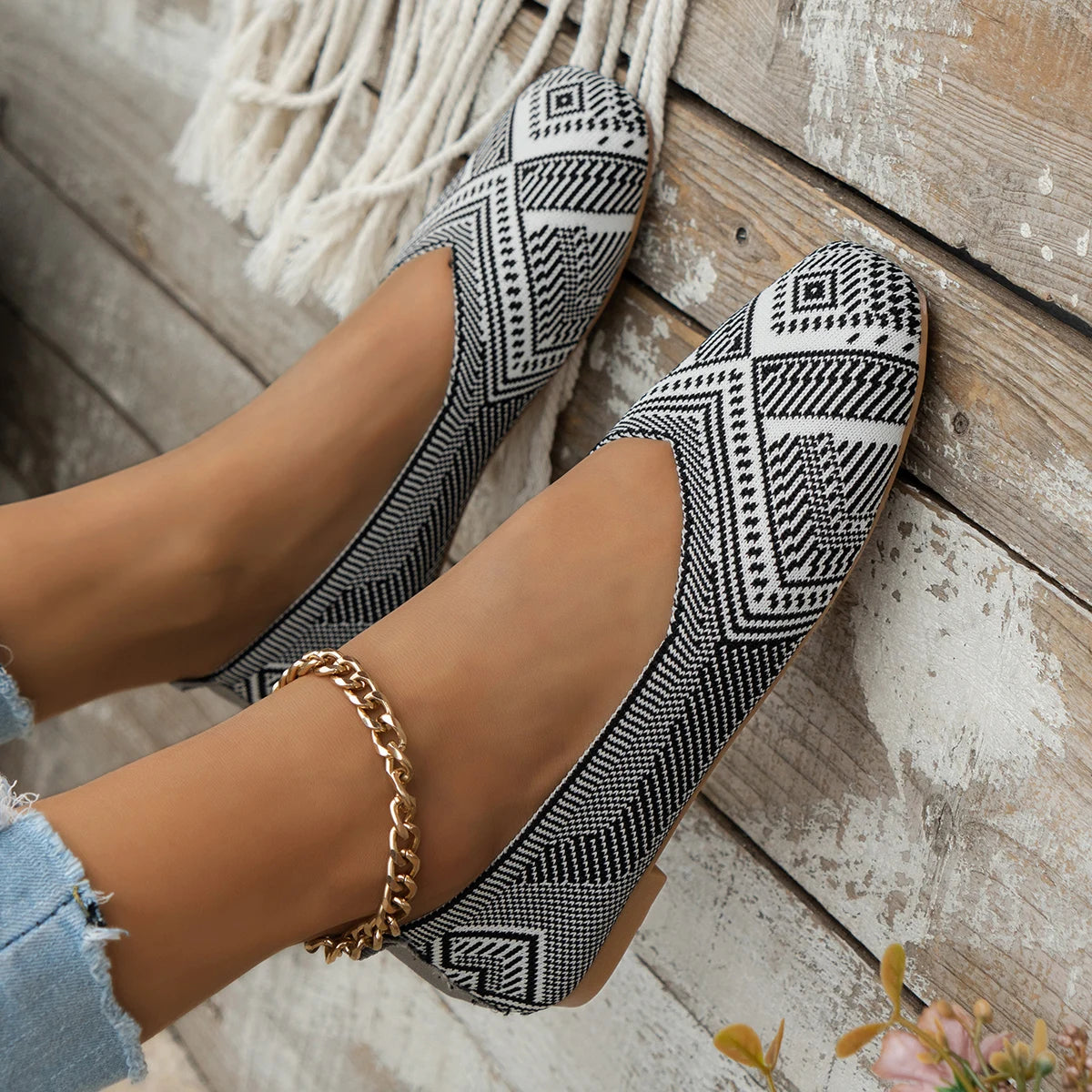 Aveline | Breathable & Non-Slip Orthopedic Ballerinas