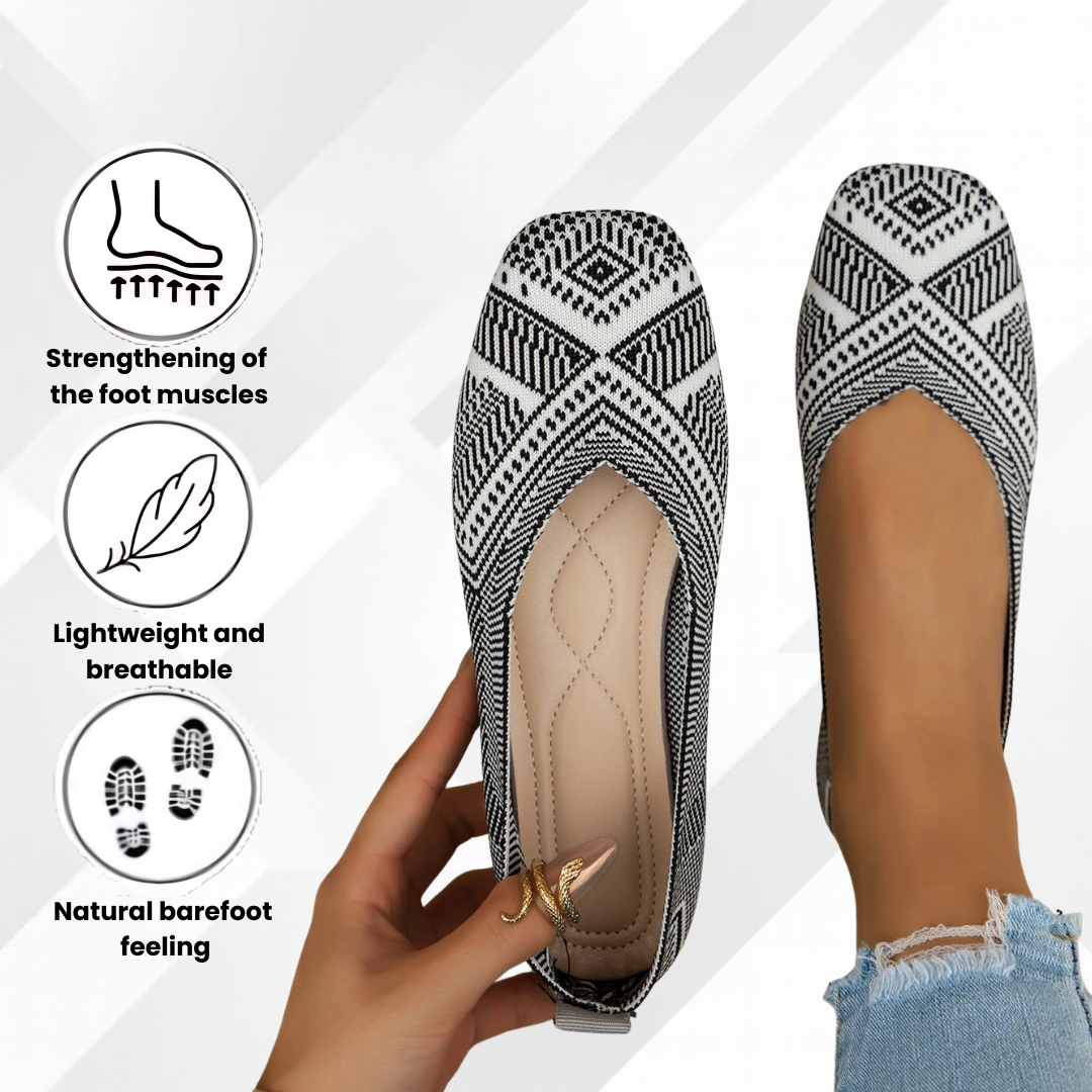 Aveline | Breathable & Non-Slip Orthopedic Ballerinas
